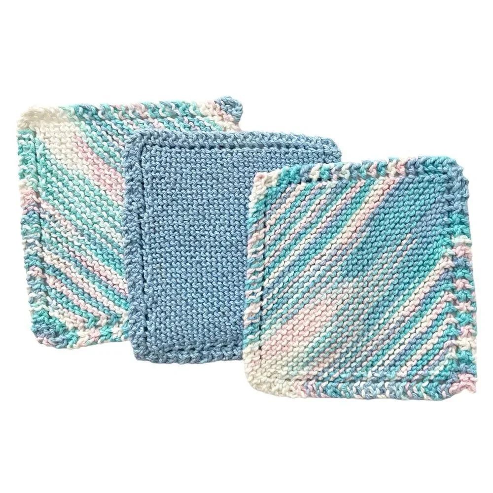 Umarked Handmade Knit/Crochet Dishcloth